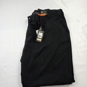 5.11 Tactical Pants Mens 54 Black Flex-Tac Wool Dress Straight Unhemmed PDU